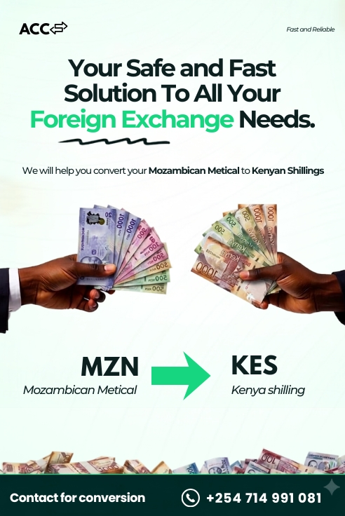 ACC currency exchange service poster